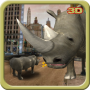 icon Angry Rhino Run 3D voor Vodafone Smart N9