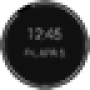 icon Battery Clock UCCW Skin voor qmobile Noir A6