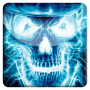 icon Neon Skull FBI Live Wallpaper voor Wiko Lenny 4