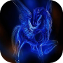 icon Neon pegasus live wallpaper