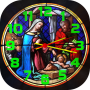 icon Jesus Clock 3D