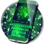 icon Green Galaxy Keyboard Theme