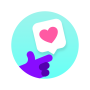 icon Litmatch—Make new friends voor Samsung Galaxy J2