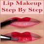 icon Lip Makeup Step By Step voor Alcatel U5 HD