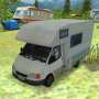 icon Camping RV Caravan Parking 3D