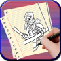 icon How to Draw Lego Ninjago voor LG G6