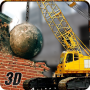 icon Wrecking Ball Demolition Crane