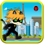 icon Sprinter Chibi Black Cat Ninja
