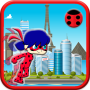 icon Sprinter Chibi Hero Ninja Girl voor Samsung Galaxy S5 Neo(Samsung Galaxy S5 New Edition)