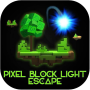 icon Pixel Block Light Escape