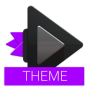 icon Dark Purple Skin voor Samsung Galaxy S II Epic 4G Touch