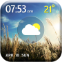 icon Awesome Weather Clock Widget