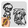 icon How To Draw Manga voor Huawei MediaPad M3 Lite 10