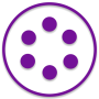 icon Stamped Purple SL Theme