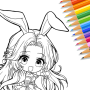 icon Cute Drawing : Anime Color Fan voor bq BQ-5007L Iron
