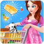 icon Pregnant Mom Food Shopping voor Allview A5 Ready