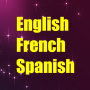 icon Learn English French Spanish voor Samsung Galaxy S3