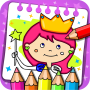 icon Princess Coloring Book & Games voor sharp Aquos R