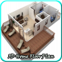 icon 3D Home Floor Plan Designs voor Samsung Galaxy Mini S5570