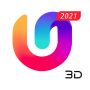 icon U Launcher 3D:3d themes voor karbonn K9 Smart Eco B2B