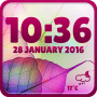 icon Transparent Clock and Weather