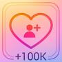 icon Gratis likes en volgers voor Instagram 2020
