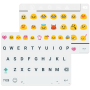icon Material White Emoji Keybaord