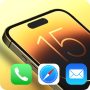 icon iOS Launcher- iPhone 15 Theme voor oukitel K5