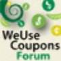 icon WeUseCoupons Coupon Forum