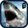 icon Crazy Shark 3D Sim voor Huawei nova 3e