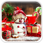 icon Winter Snowman live wallpaper