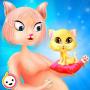 icon My Newborn Baby Kitten Games voor Samsung Galaxy Ace Plus S7500