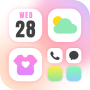 icon Themepack - App Icons, Widgets voor blackberry KEY2