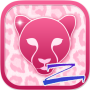 icon Pink Cheetah Theme for Launcher