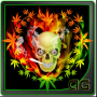 icon Skull Smoke Weed Magic FX voor Doogee S60 Lite