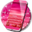 icon Pink Keyboard Heart Glow Theme 1.279.1.101