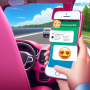 icon Text And Drive!