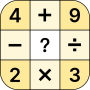 icon Crossmath - Math Puzzle Games voor Samsung Droid Charge I510