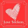 icon Love Stickers - Valentine's Day voor Samsung Galaxy J1