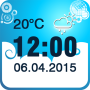 icon Weather Clock Widget voor Samsung Galaxy Tab 2 7.0 P3100