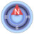 icon Compass Blue 1.3