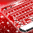 icon Red Chrome Keyboard Theme 1.181.1.85